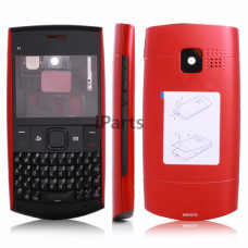 CARCAÇA NOKIA X2-01 PRETA COM VERMELHA